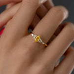 Callisto-OOAK-Fancy-Yellow-Marquise-Diamond-Ring-On-Finger