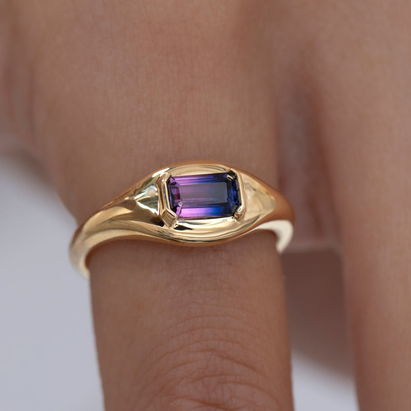 Chameleon-Parti-Sapphire-Signet-Pinky-Ring-Setting