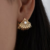 Gilded-Cage-Fan-Earrings-with-Pearl-Accent-Close-Angle