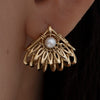 Gilded-Cage-Fan-Earrings-with-Pearl-Accent-Closeup