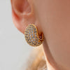 Grey-Spinel-Pave-Huggie-Earrings-Side-Closeup