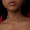 Helix Gold & Baguette Diamond Choker