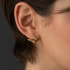      Modern-18K-Gold-Pointed-Wide-Huggie-Earrings-Farshot