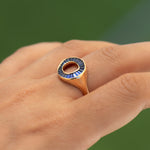 Royal-Blue-Sapphire-Signet-Ring-Side