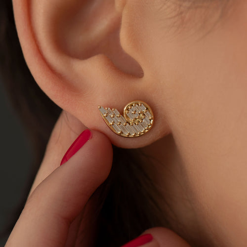 White-Diamond-Snail-Post-Earrings-Closeup
