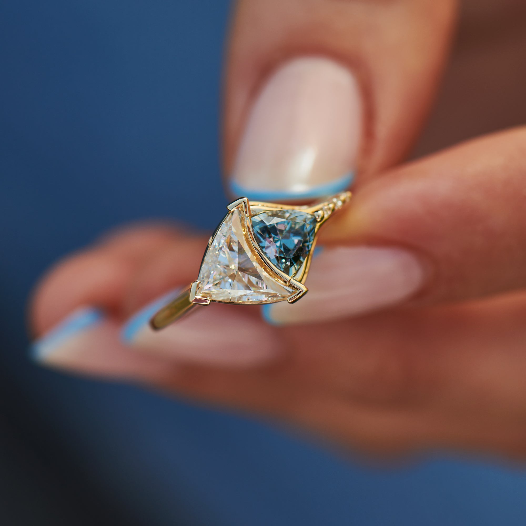 Diamond and Sapphire Necklace - American Diamond Exchange, Inc.