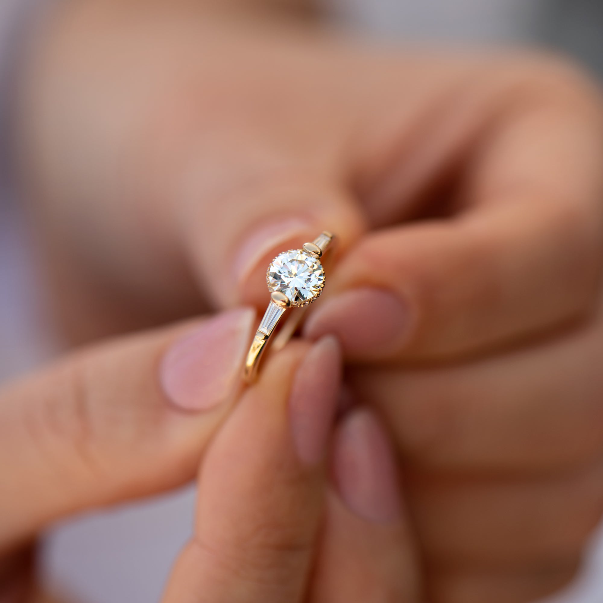 Custom Pave Diamond Engagement Ring #103358 - Seattle Bellevue | Joseph  Jewelry