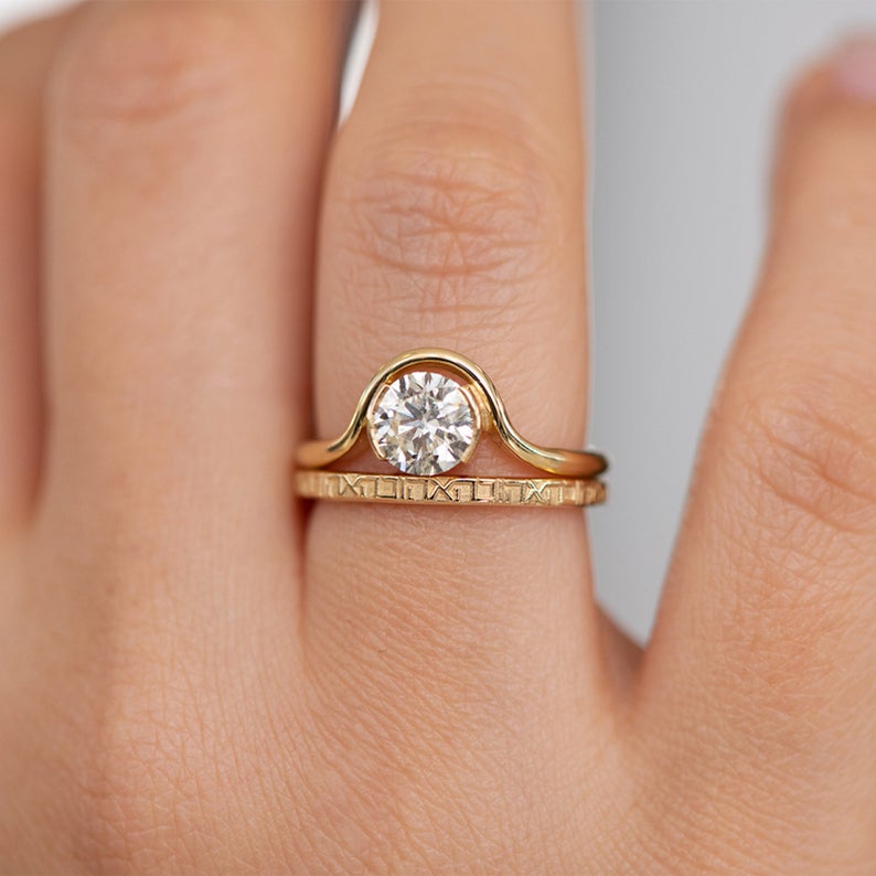 1 Carat Round Diamond Rings: 12 Best Ring Settings I VRAI