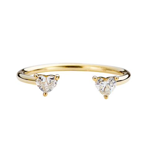 Buy Cluster Heart Diamond Ring Online | CaratLane