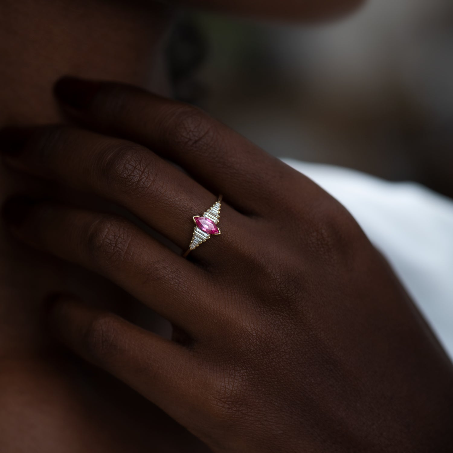 The Alison Ring | Pink Diamond